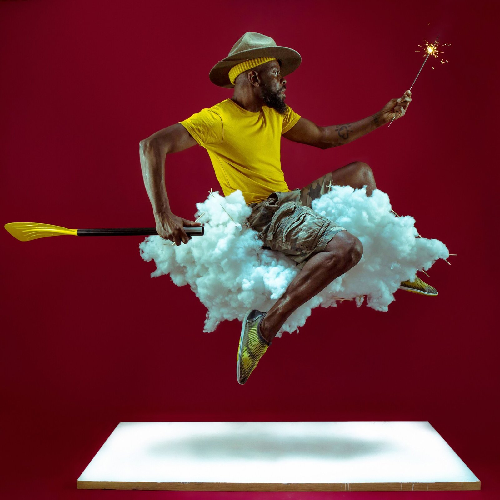 Going Home, 2019, by Benji Reid