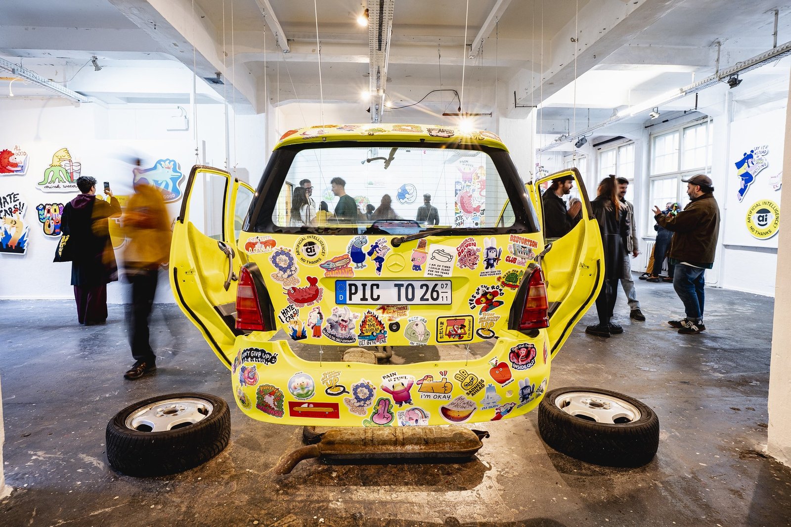 The Sticky Characters exhibition at Pictoplasma Berlin