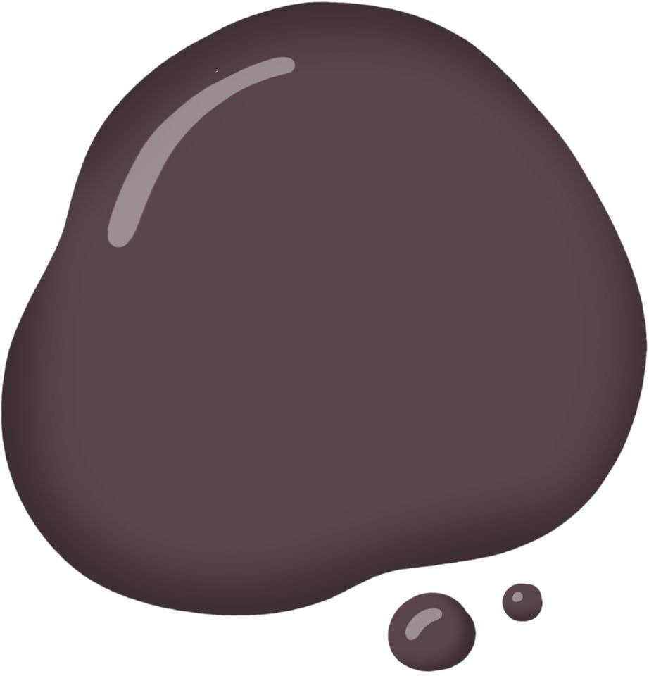 Brinjal deep eggplant paint swatch by Farrow and Ball