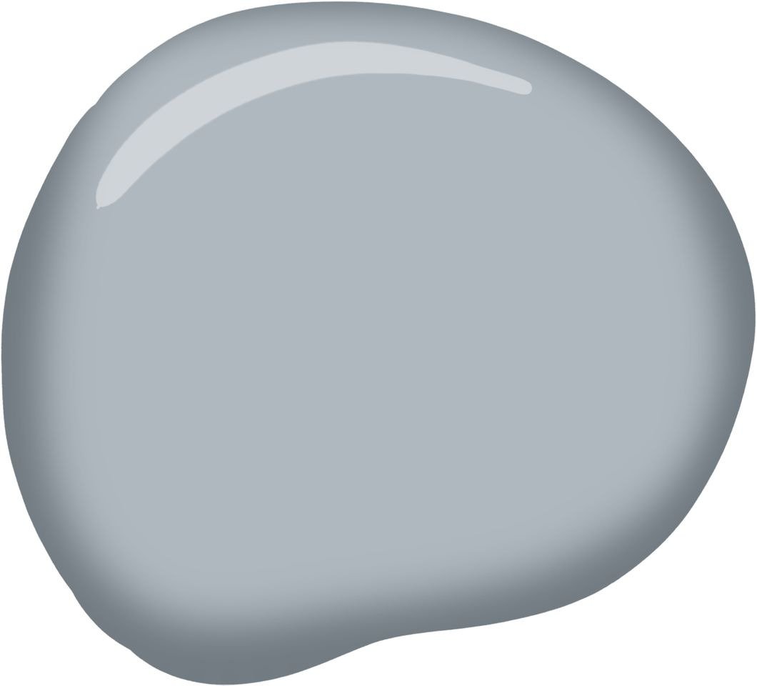 Lakeside muted blue paint swatch by Sherwin-Williams