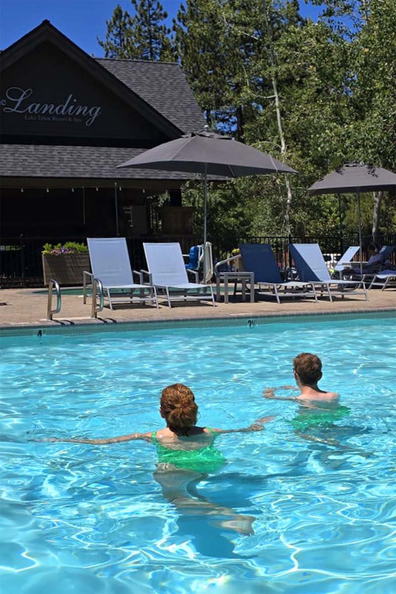 Swimming pool at The Landing Resort at Lake Tahoe