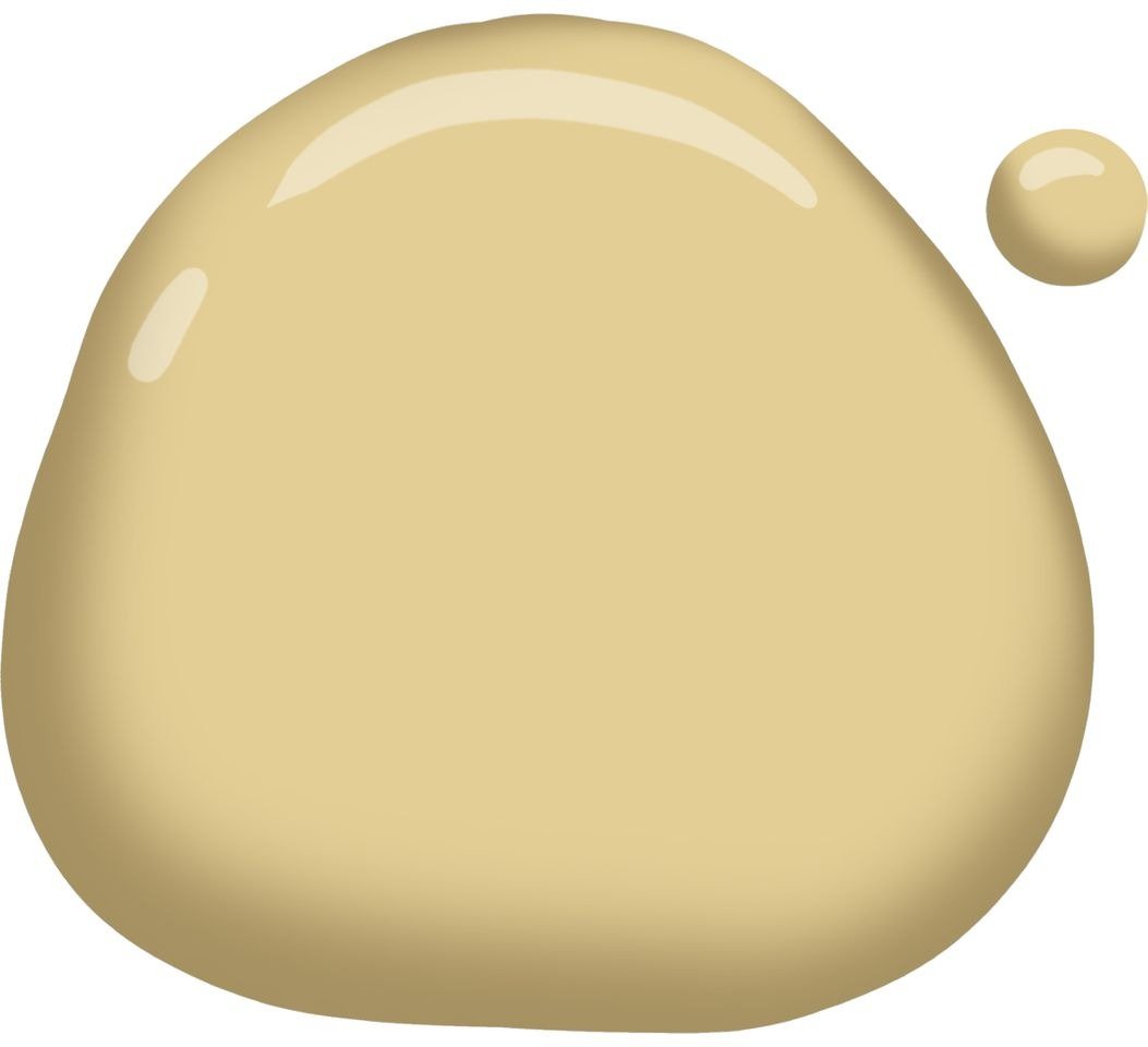 Concord Ivory golden yellow paint swatch by Benjamin Moore